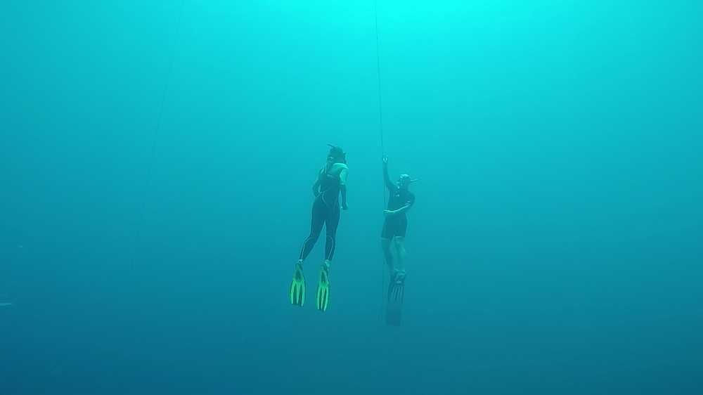 Rozhovor o freedivingu.