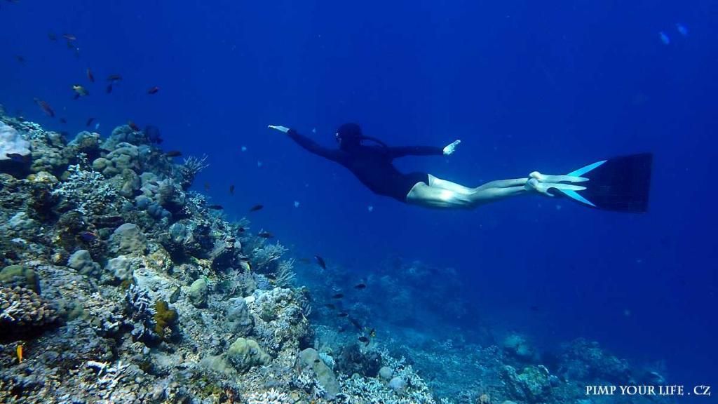 Freediving trénink na Bali s mistryní světa