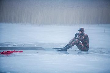 Freediving kurz v Miličíně: potápění pod ledem