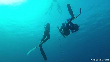 Freediving trénink v Chorvatsku: skills session a malá soutěž