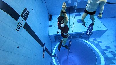Deepspot 45,4 m hluboký bazén - report za leden