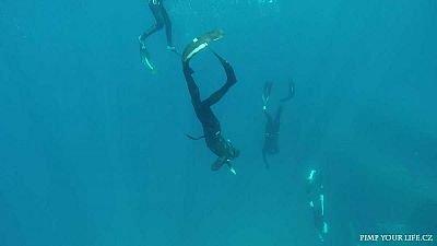 Freediving trénink v Chorvatsku: skills session a malá soutěž